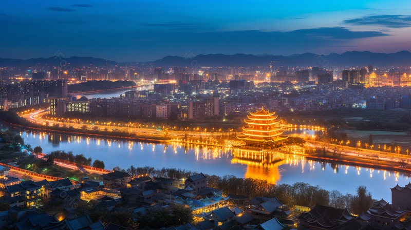 著名景点胜地大唐芙蓉园,高清,摄影图,摄影图片,图片大全,摄影图免费下载